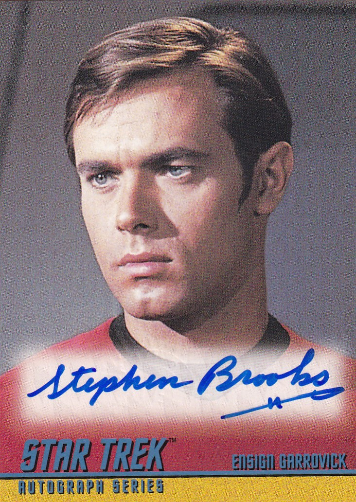 STAR TREK The Original Series Autograph Card A51 Stephen Brooks as