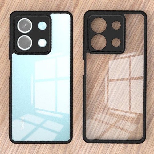 For Redmi Note13 13Pro 4G Clear ShockProof Acrylic Bumper Hard case cover - Picture 2 of 16