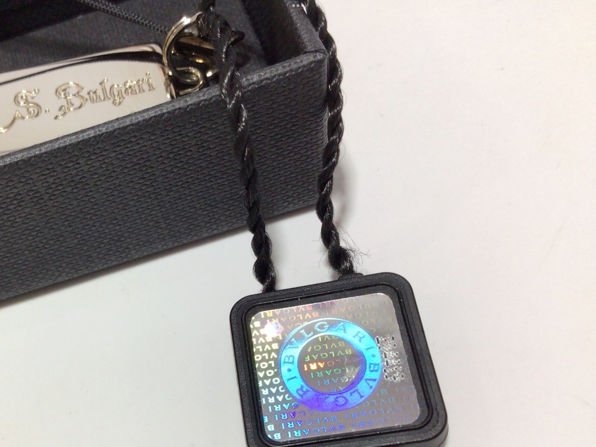 BVLGARI Signed STRAP w/ BVLGARI BOX ( For Phone, Keychain