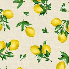 Lemon Fabric BTY, Lemon Texture, Lemon Fresh, DC10755-Beig-D, Cotton