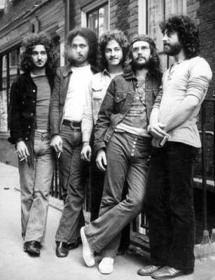 Jericho Jones a rock group from Israel during a tour of Britain 1971 Old Photo