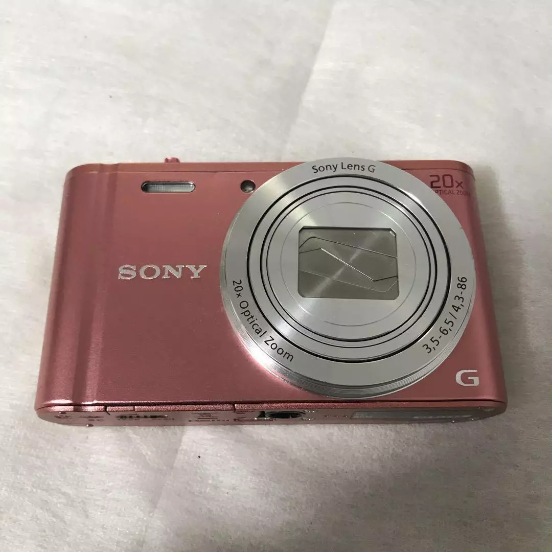 Sony Digital Camera Cyber-shot WX350 Optical 20x Pink Tested Working