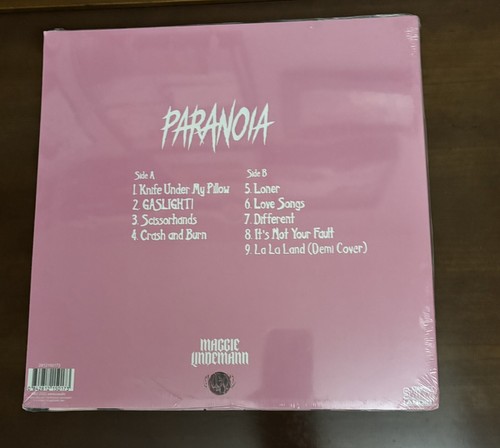 Maggie Lindemann Paranoia Live in Los Angeles Pink Vinyl Record NEW! - Picture 2 of 2