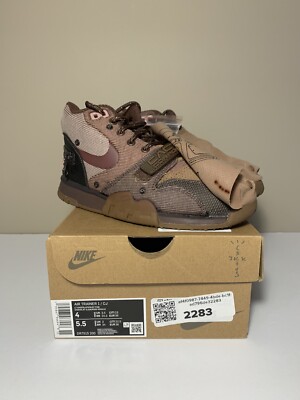 NEW NIKE CACTUS AIR TRAINER 1 CJ SNEAKERS SIZE 4 DR7515 200 CHOCOLATE/RUST PINK