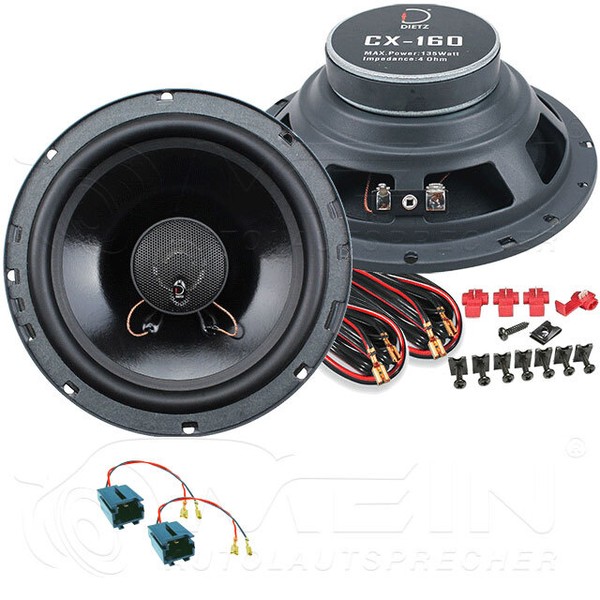 Dietz Auto Lautsprecher FüR Peugeot 806 1994-2002 Front Vorn 2-Wege 135W #BD0Z-image