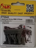 MW22 Cmk F72042 Japan Army Pilots+Mechanic Wwii 1/72 Figure