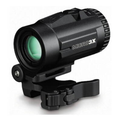 New Vortex 3X Micro Magnifier W/ Flip Mount Micro3X V3XM Authorized Dealer