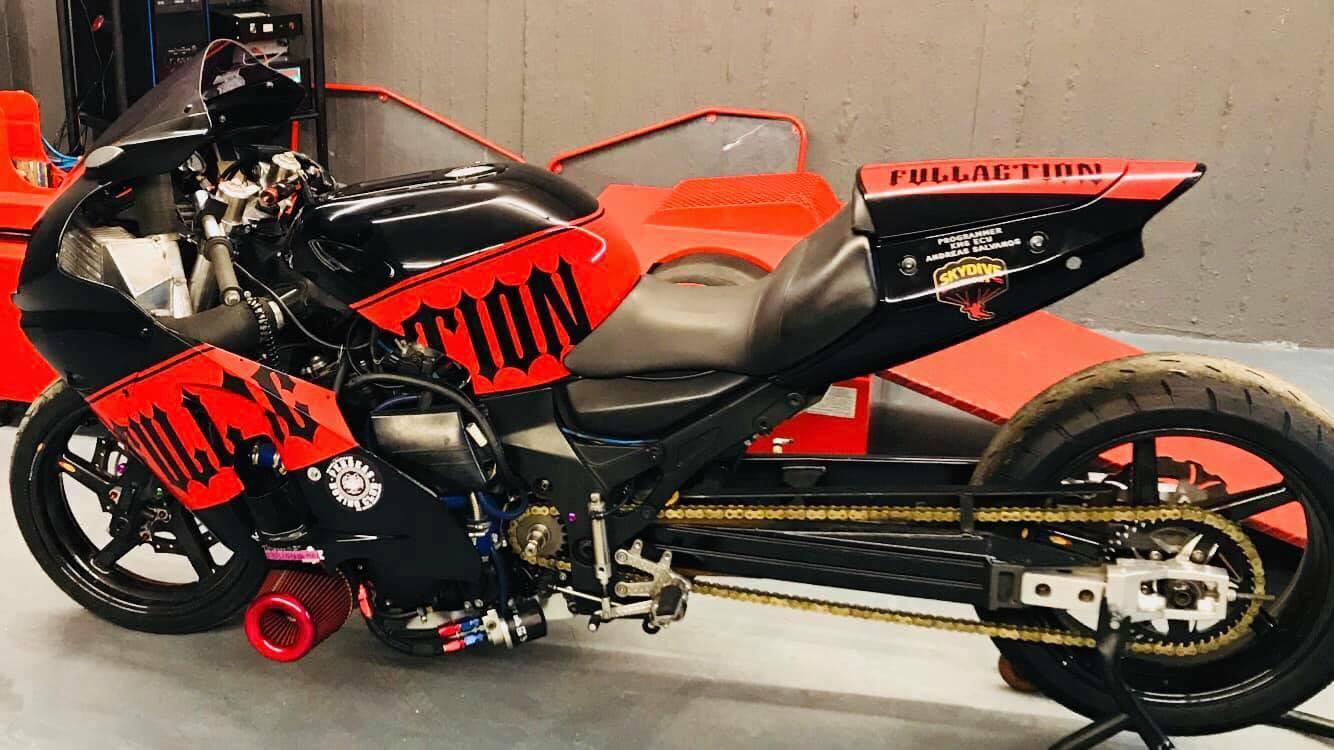 2004 Kawasaki Ninja  ZX12-R Turbo Drag Bike (Garrett GTX 3076 & KMS Ecu)