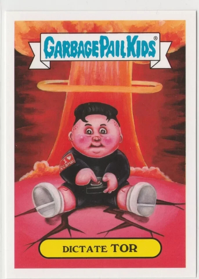 Dictate Tor Garbage Pail Kids GPK 2017 Adam-geddon Card #4b