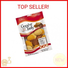 Good  N  Tasty Triple Flavor Wavy Chips, 3 Ounce, Treats for Dogs