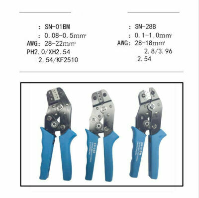 Terminal Crimping Tool SN01BM For Dupont PH2.0 Servo KF2510 AMG28-20 JST KK254 E - Foto 2