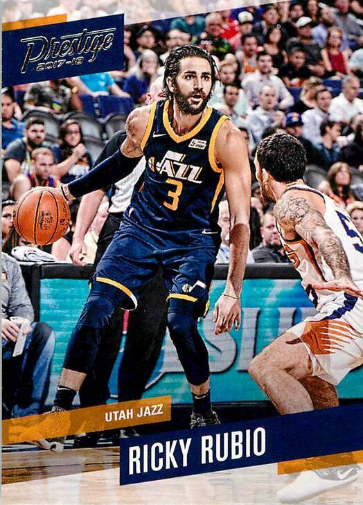 Ricky Rubio 52 2017-18 Panini Prestige - Utah Jazz