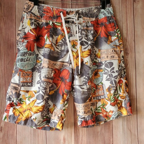 Old Navy Cartoon Floral Board Shorts 