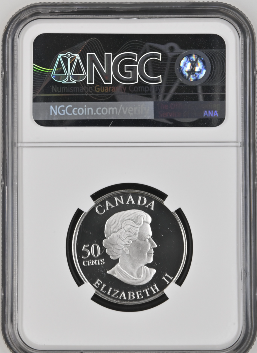 2004 CANADA 50c - TIGER SWALLOWTAIL BUTTERFLY - HOLOGRAM