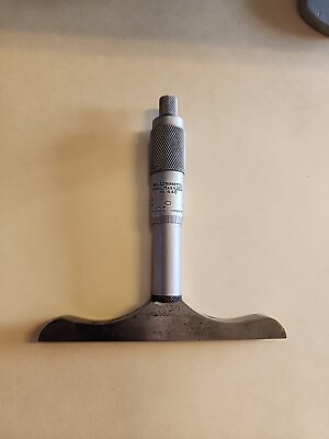 1 L S STARRETT Co. No. 440 MICROMETER DEPT GAUGE  - Machine Tool-lathe- USA .