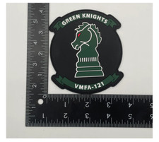 MARINE CORPS GREEN KNIGHTS EMBROIDERED HOOK & LOOP PATCH USA MADE