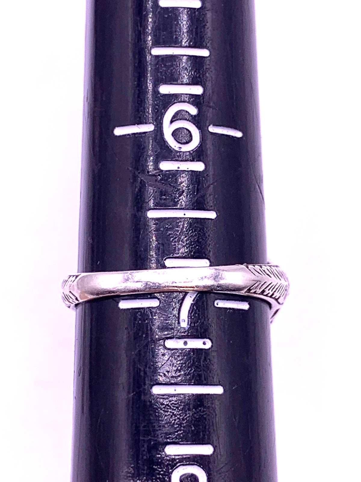 Vintage Sterling Silver large Ruby ring with seed… - image 7