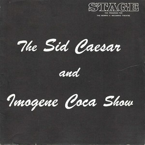 The Sid Caesar and Imogene Coca Show Stage Program, SIGNED, Baltimore, 1968