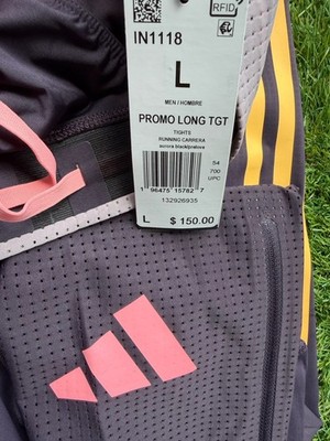 adidas Men s Adizero 2024 Pro Elite Team Promo Long Tights IN1116 Size Large