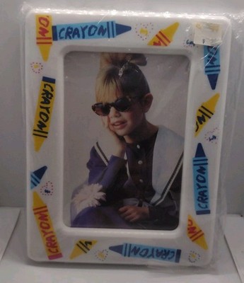 VTG NEW Alco Industries Crayon Picture Frame 7.5 x 6