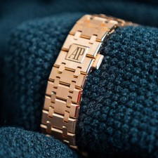 2018 Audemars Piguet Royal Oak Rose Gold 15400OR.OO.1220O.02 41MM Mens Watch 7