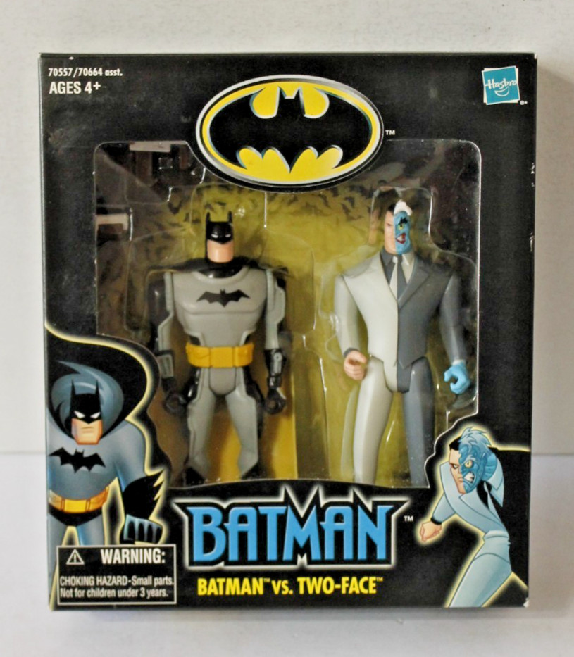 BATMAN VS TWO-FACE  NEW SEALED  HASBRO 2001