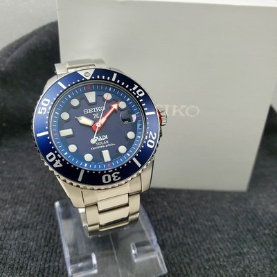 【極美品】セイコープロスペックス PADI SNE549P1 V157-0DF0 SEIKO PROSPEX SNE549P1 V157-0DF0 PADI SOLAR DIVER'S 200M BLUE