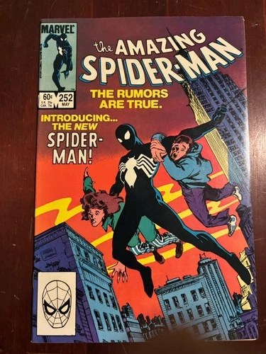 Amazing Spider-Man #252 1st Black Costume VF/NM 9.0 OW NICE KEY **LOOK**