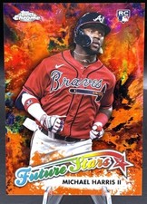 2023 TOPPS UPDATE FUTURE STARS #FSU-9 (RC) ROOKIE MICHAEL HARRIS ORANGE 23/25