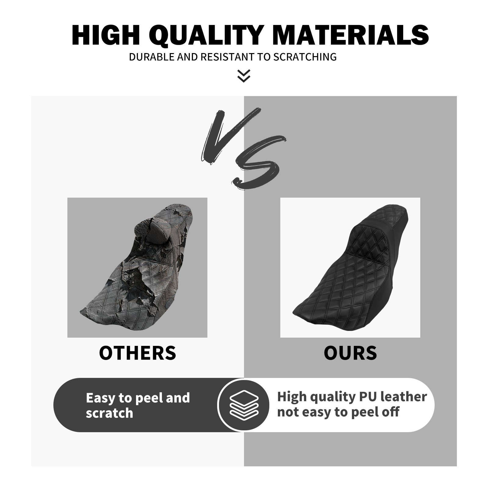 Black Lattice Gel Seat & Backrest For Harley Touring Electra Glide FLHT 2009-23