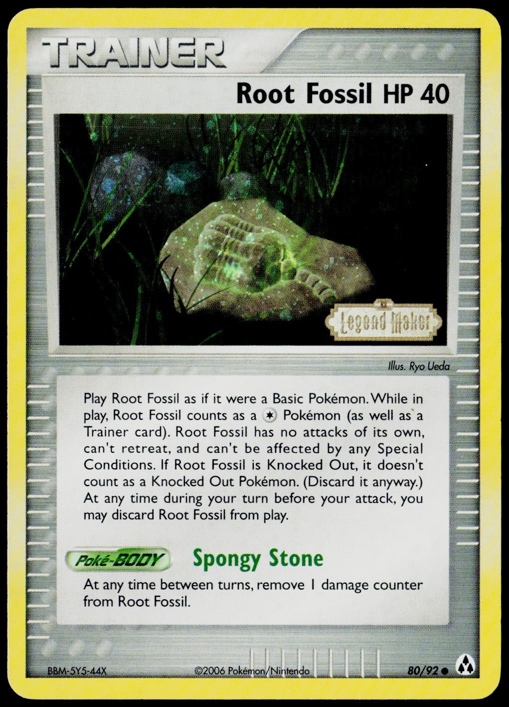 Root Fossil 80/92 EX Legend Maker LP