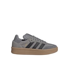 adidas Samba Xlg Lace Up Youth Boys Grey Sneakers Casual Shoes JR1635