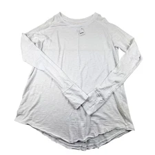 Free People We The Free Shirt Womens Medium Optic White Long Sleeve OB990140