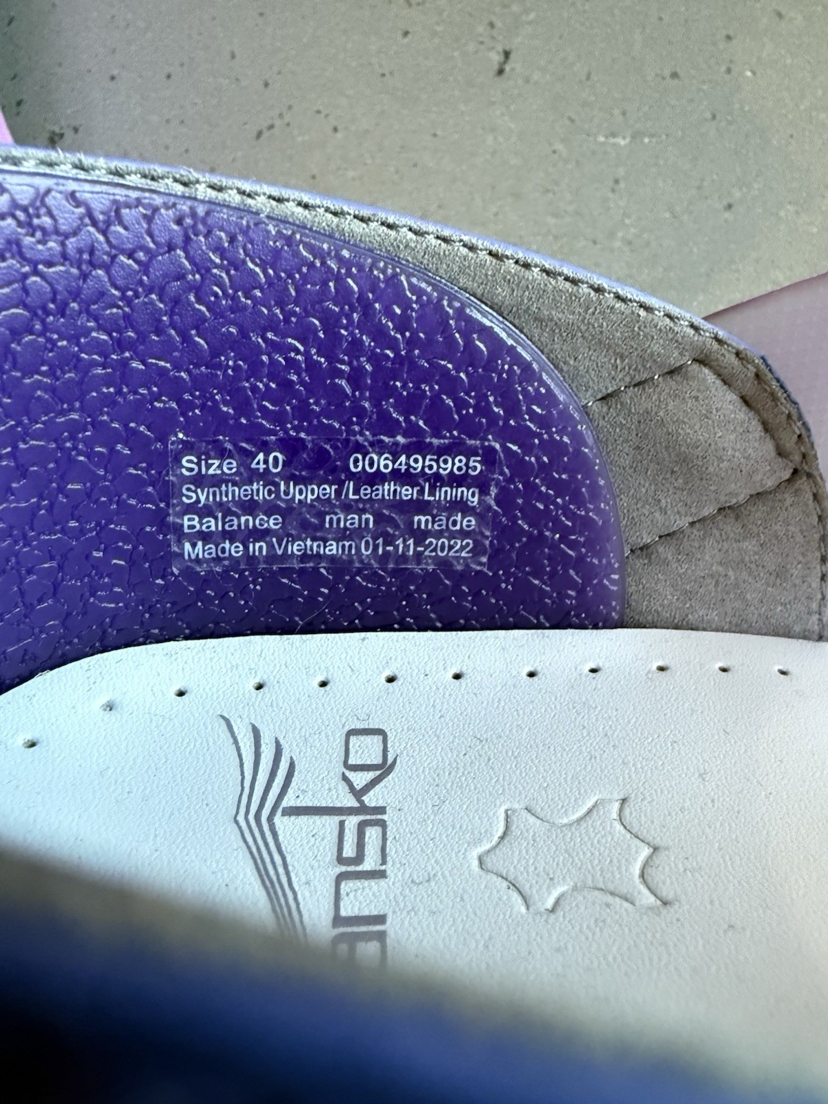 Dansko Professional Translucent Purple  Women’s C… - image 8