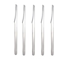 AKOAK 5 Pcs Stainless Steel Scraper 1 Count Pack of 1 , Silver