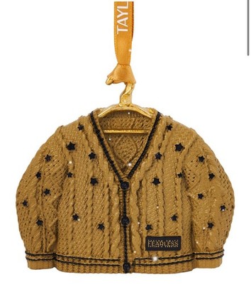   Taylor Swift FEARLESS CARDIGAN ORNAMENT Xmas Christmas Eras Tour SOLD OUT