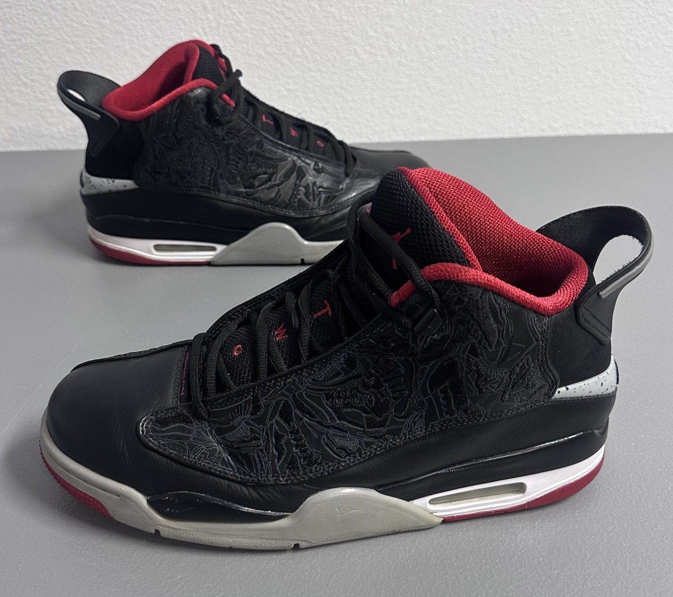 Air Jordan Dub Zero Black Cement Bred Mens Sz 12 No Box 311046-013 thumbnail 2