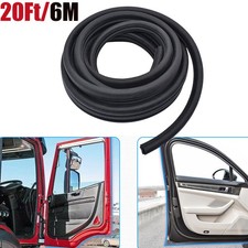 20ft For Mazda Accessories Rubber Door Weatherstrip Trim Edge Seal Strip Black 20ft For Mazda Accessories Rubber Door Weatherstrip Trim Edge Seal Strip Black