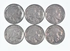 1930-1937 XF/AU Better Condition: Great Detail in Buffalo Horn 6 Coin Lot *779