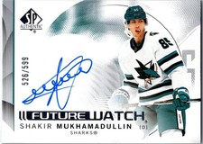 Shakir Mukhamadullin 2024-25 SP Authentic Horizontal Future Watch #122 AUTO /599