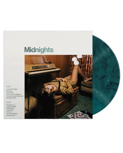 Taylor Swift – Midnights - Jade Green Edition - LP Vinyl Record 12" - NEW Sealed