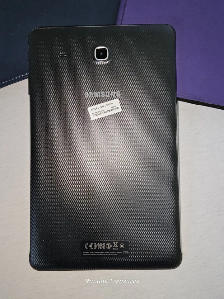 Samsung Galaxy Tab E SM-T560 16GB, Wi-Fi, 9.6in - Black - Image 3 of 4