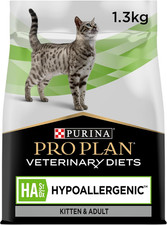 PRO PLAN VETERINARY DIETS HA Hypoallergenic Dry Cat Food 1.3Kg 20.45 per kilo