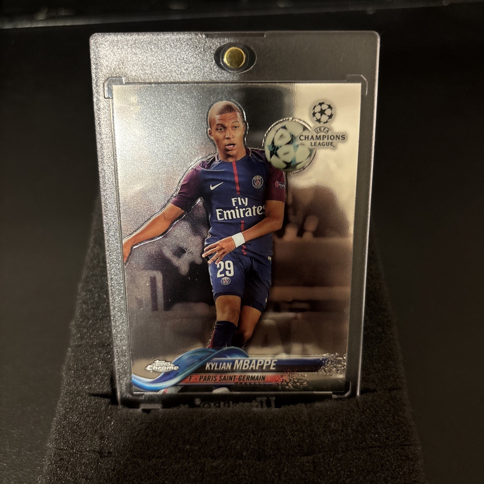 2017-18 Topps Chrome Ucl Kylian Mbappe Rc #41 France GRADE IMMEDIATELY 🔥🇫🇷