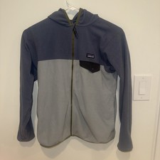 Patagonia Kids Micro D Snap-T Fleece Jacket Zip-Up Large 12 