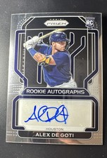 Alex De Goti 2022 Panini Prizm - Rookie Autographs #RA-AG (AU, RC)