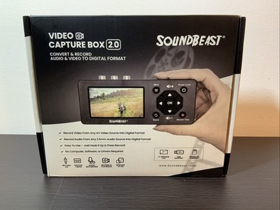 SoundBeast Video Audio Capture Box 2.0 - Record VCR, VHS, AV, RCA To Digital
