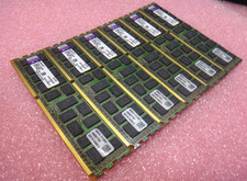 LOT OF 6 Genuine Kingston KVR13R9D4/8I 8GB PC3-10600 DIMM ECC SERVER Memory