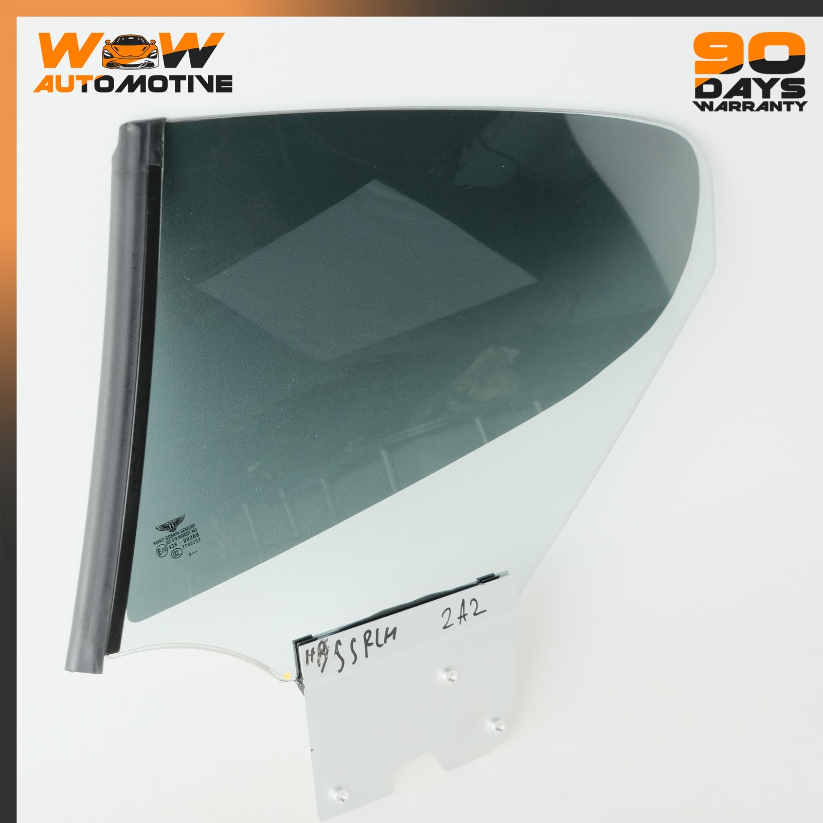 04-13 BENTLEY CONTINENTAL SUPERSPORTS GT REAR LEFT QUARTER WINDOW GLASS OEM