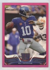 2013 Topps Chrome BCA Pink Refractor 346/399 Eli Manning #105 1by